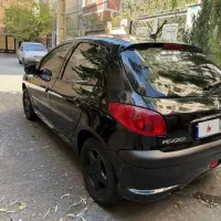 پژو ۲۰۶ پانا مشکی اخر مدل ۱۴۰۱
