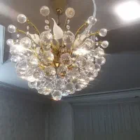 لوستر برنزی ۶ شعله آنتیک