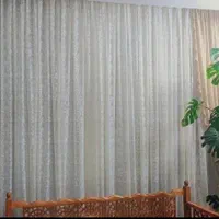 پرده پذیرایی درحدنو همراه گوشواره