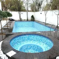 کاشی کاری استخر سونا جکوزی آجر نما سه سانتی