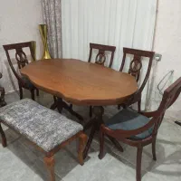 میز ناهار خوری شش نفره مدل فرانسوی