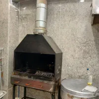 منقل گازی صنعتی با هود