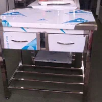 میزکار استیل مرغی قصابی دخلی‌استاندارد کشودار