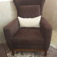 مبل راحتی ۷نفره|مبلمان خانگی و میز عسلی|شاهین‌شهر, شهرک منازل چوبی|دیوار