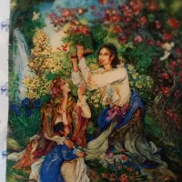 تابلو فرش ابریشم و مرینوس|تابلو فرش|تهران, جنتآباد شمالی|دیوار