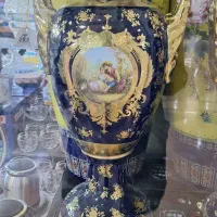 گلدان سورمه ای لیلی و مجنون