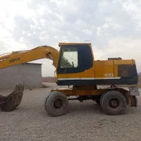 بیل میکانیکی چرخ لاستیکی اچ ای 100|خودرو سنگین|کرخه, |دیوار