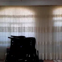 پرده شیری مایل به سفید|پرده، رانر، رومیزی|گلپایگان, |دیوار