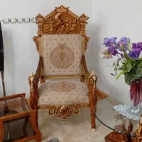 مبل استیل مدل هخامنش ۹نفره و میز ناهار خوری ۸نفره|مبلمان خانگی و میز عسلی|شیراز, باغ تخت|دیوار
