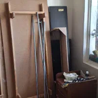 فروش تخت دو نفره کامل با میز آرایش و پا تختی|تخت و سرویس خواب|کرج, شاهین‌ویلا|دیوار