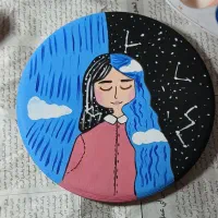 دیوارکوب فانتزی سفالی