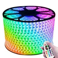 ریسه شلنگی RGB (مولتی کالر-۱۶ رنگ) ریموت دار|ریسه و چراغ تزئینی|تهران, لاله زار|دیوار