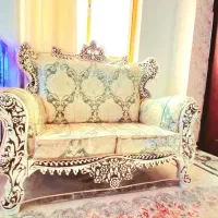 مبل سلطنتی کلاسیک ۷نفره در حد نو