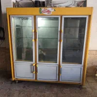 یخچال ایستاده2متری دوطرف ویترینی سردخانه دار
