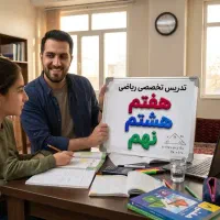 تدریس  ریاضی متوسطه اول (هفتم، هشتم، نهم)