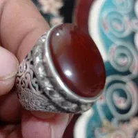 انگشتر نقره دست ساز اصل شناسنامه دار