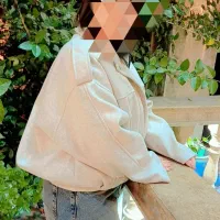 ست لباس  کت بامبر و شلوارک جین