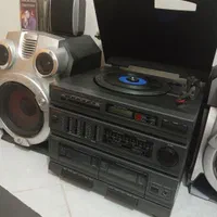 استریو گرام دو کاست رادیو دار با aux قدیمی|سیستم صوتی خانگی|اصفهان, ملکشهر|دیوار