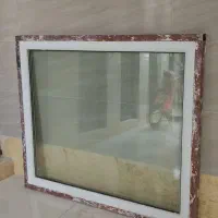 پنجره دو جداره به همراه چارچوب