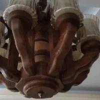 لوستر چوبی|لوستر و چراغ آویز|تهران, مجیدآباد|دیوار