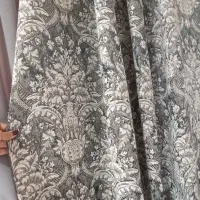 کنار پرده ای نگین کاری شده|پرده، رانر، رومیزی|زاهدان, |دیوار