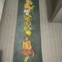 فرش باریک آشپزخانه به همراه پادری