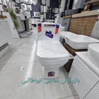 توالت فرنگی مدل flat ویترانا با خروجی۱۰|لوازم سرویس بهداشتی|رودهن, |دیوار