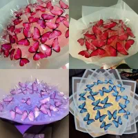 دسته گل پروانه چراغدار