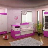 تولیدتخت خواب یکنفره دونفره سیسمونی نوزاد کد ۶۶۰|تخت و سرویس خواب|زنجان, |دیوار