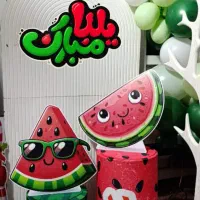 عکاسی دکور یلدا شب چله باکس شیشه ای