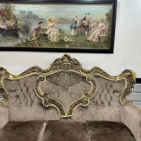 مبلمان کلاسیک چوبی به همراه میز غذا خوری