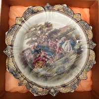 سرویس پذیرایی ظروف آنتیک ناپولی دکوری جهیزیه|ظروف سرو و پذیرایی|هشتگرد, شهرک گلها|دیوار