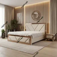 سرویس خواب آرمیتاژ تخت دو نفره تشک تخت خواب|تخت و سرویس خواب|مشهد, گرجی علیا|دیوار