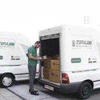 پیک موتوری جهت توزیع بسته پستی در سطح شهر