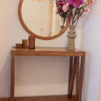 ساخت انواع کافه بار، کنسول و آینه چوبی