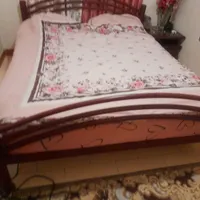 تخت فلزی دو نفره همراه با تشک