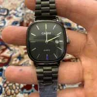 ساعت کاسیو بند مشکی فلزی