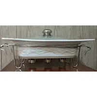 ظرف سوفله خوری ۳ وارمر دار سرامیکی جهیزیه صدرا