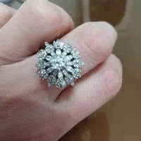 انگشتر مدل جواهر نقره