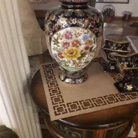 گلدان طلا کوب