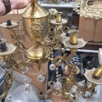 ۴ عدد لوستر برنز|لوستر و چراغ آویز|ارومیه, |دیوار