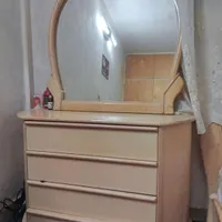 ست تخت خواب با درآور و پایی تختی همراه تشک دو نفره|تخت و سرویس خواب|تهران, جوادیه|دیوار