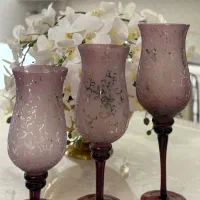 شمعدان شیشه ای