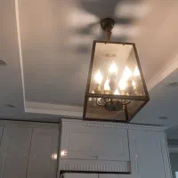 لوستر پنج شعله|لوستر و چراغ آویز|محمدیه-قزوین, |دیوار