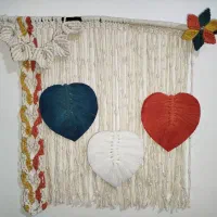 دیوار کوب مکرومه