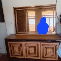 آینه کنسول با میز تلویزیون
