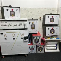 استاتیک کوره ای(یووی و مشعل )/دستگاه مخمل پاش/پودر