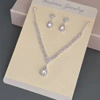 ست گردن بند گوشواره مجلسی|جواهرات|اهواز, سلیم آباد(سه راه خرمشهر)|دیوار