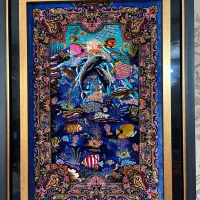 تابلوفرش تمام ابریشم قم