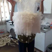 پیرهن توری بچه گانه